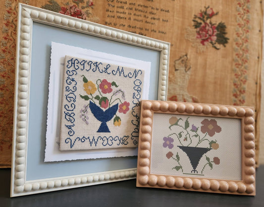 Frolicking Flowers by 1884 Stitchery