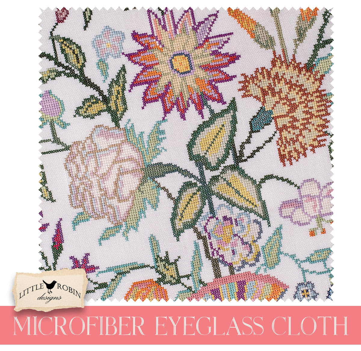 Microfiber Eyeglass Cloth by Little Robin Design