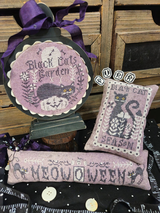 PREORDER - Meow O Ween by Quaint Rose Needlearts
