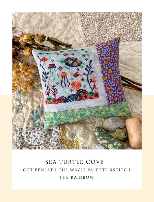Sea Turtle Cove - XStitch The Rainbow Pattern by Blueberry Ridge Design