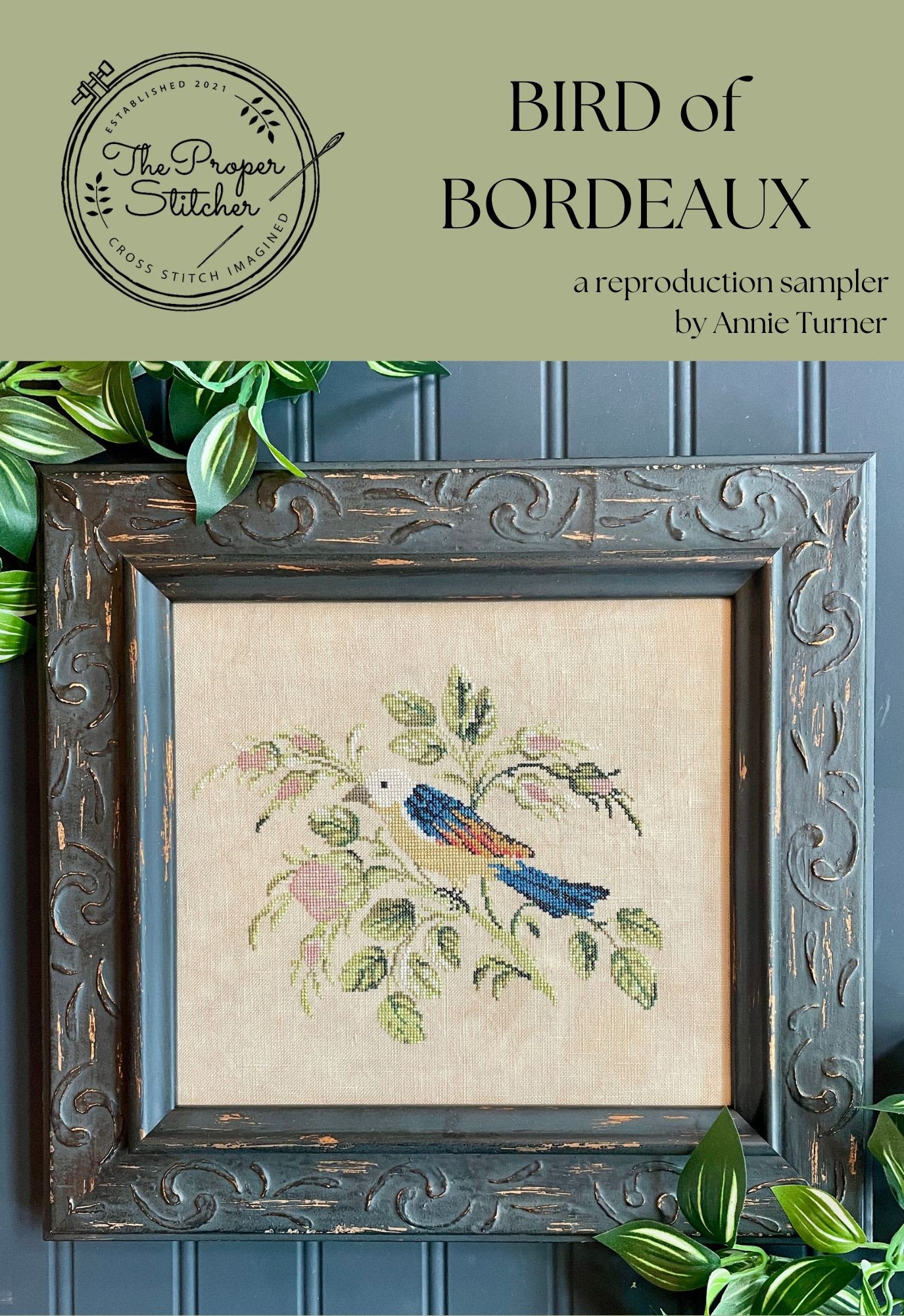 Bird of Bordeaux by The Proper Stitcher