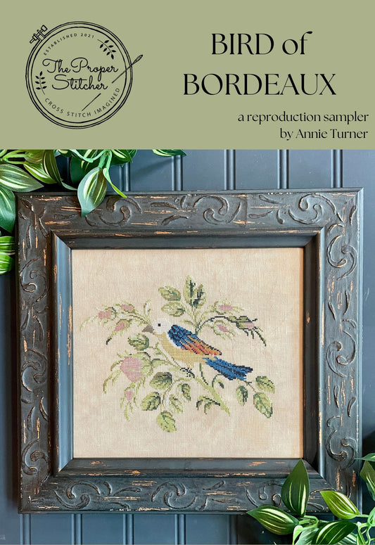PREORDER - Bird of Bordeaux by The Proper Stitcher