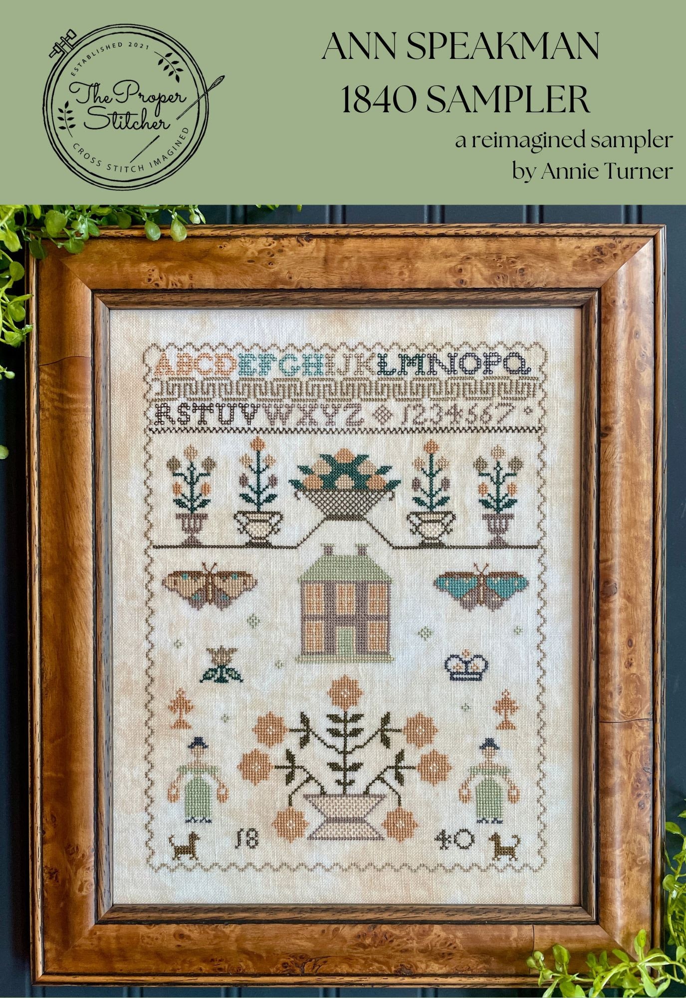 PREORDER - Ann Speakman 1840 Sampler by The Proper Stitcher